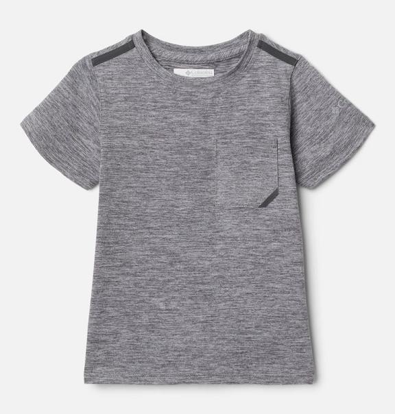 Columbia Tech Trek T-Shirt Grey For Boys NZ84709 New Zealand